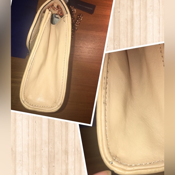 Rebecca Minkoff Quilted Mini Affair Shoulder Bag in Biscuit color. - Picture 14 of 17